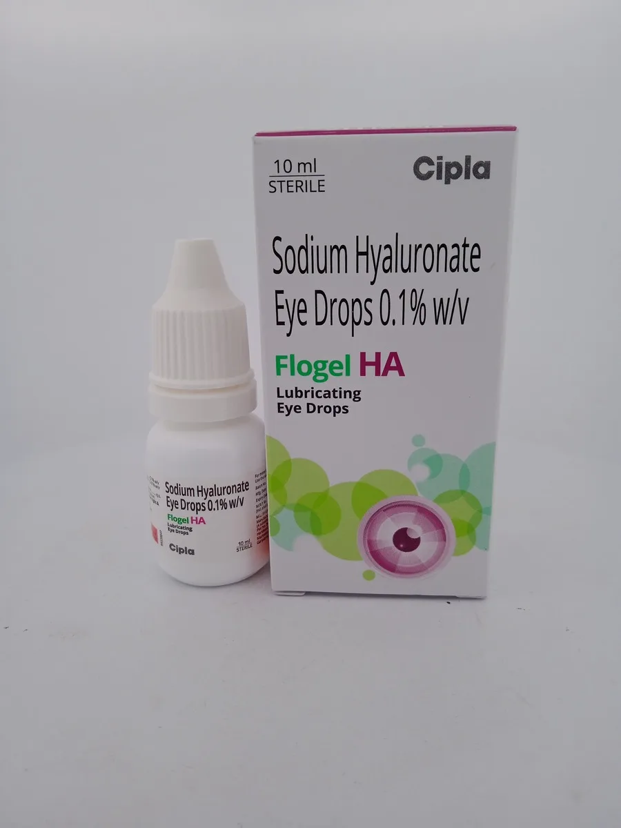 FLOGEL HA EYE DROPS - 1 BOTTLE OF 10ML - Image 2