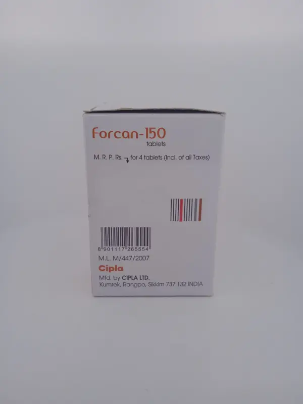 Forcaine FORCAN 150 MG - 4 TABLETS - Aipctshop Discover Relief with Forcan 150 ...