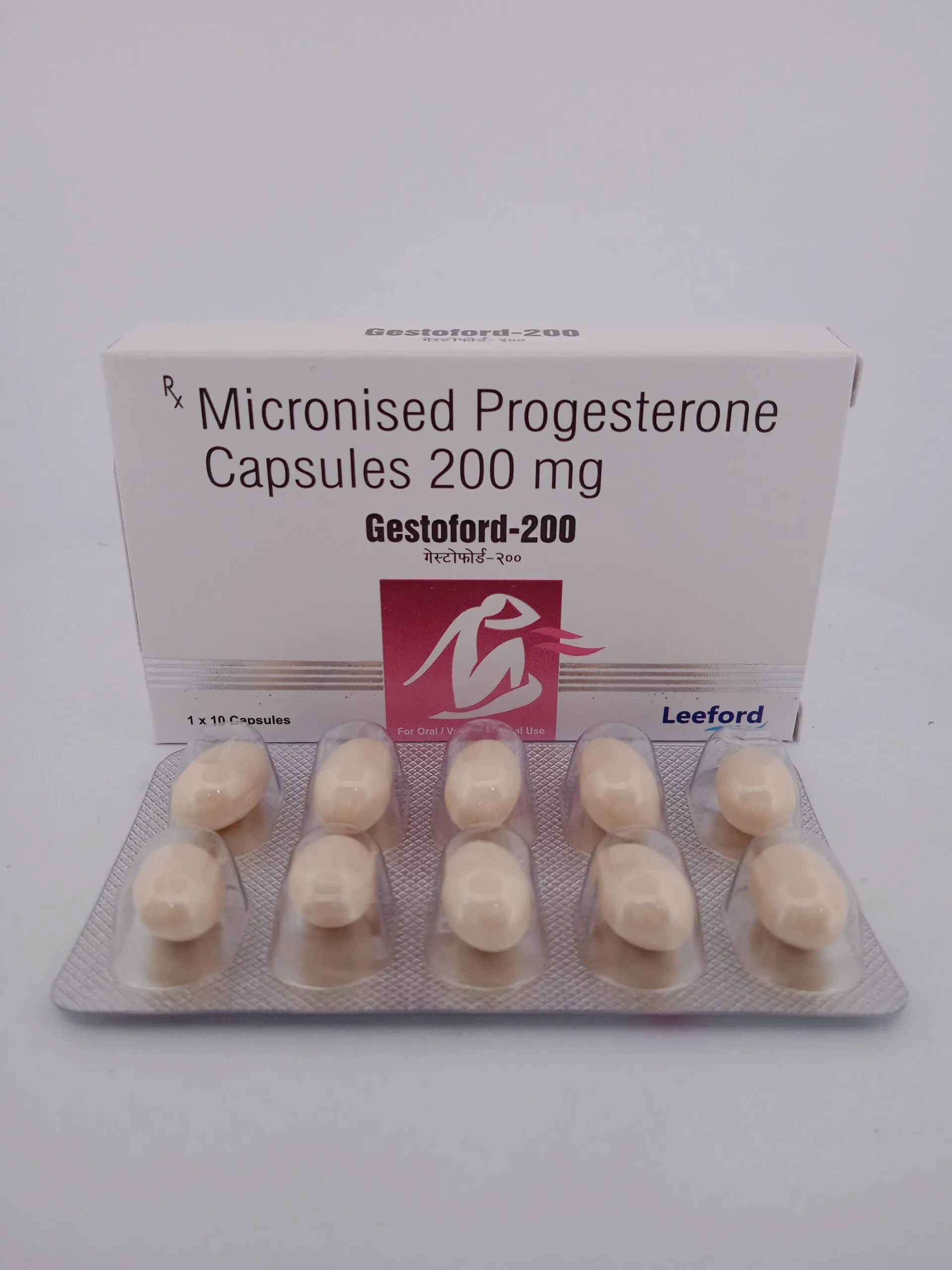 GESTOFORD 200 MG - 10 CAPSULES