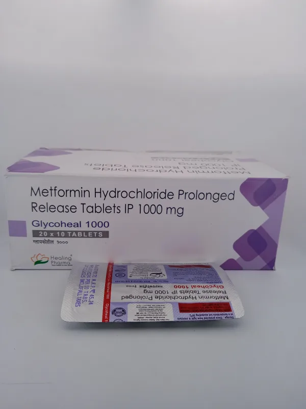 GLYCOHEAL 1000 MG - 10 TABLETS - Image 3