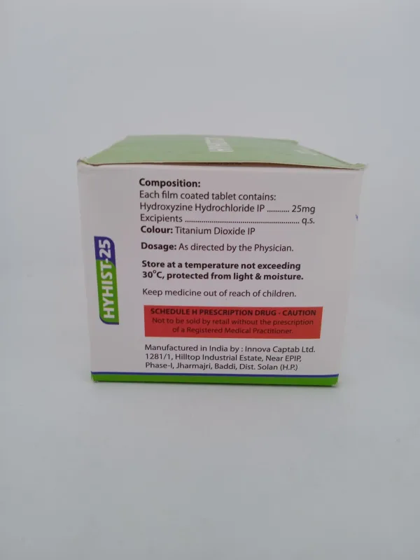 HYHIST 25 MG - 15 TABLETS - Image 4
