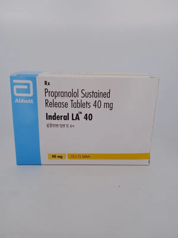 INDERAL LA 40 MG - 15 TABLETS