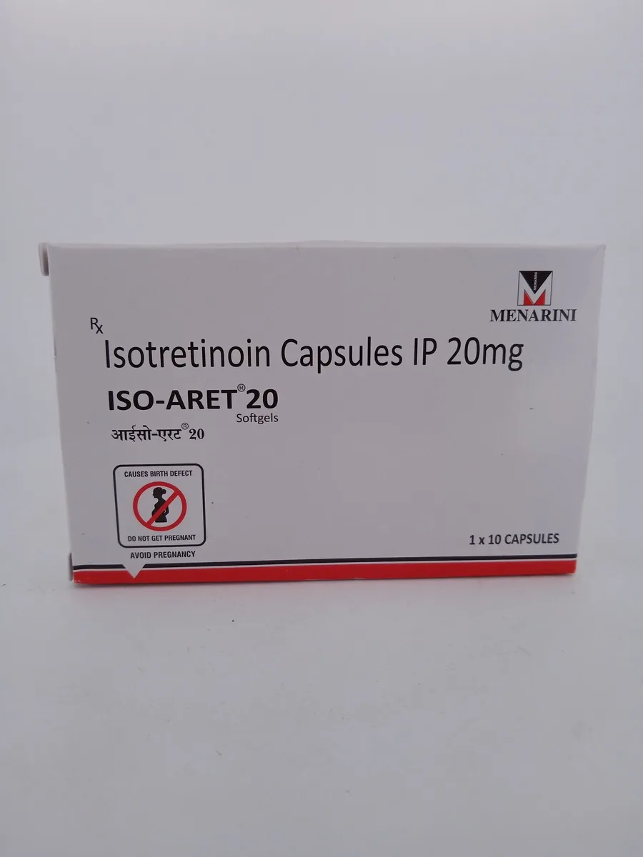 ISO-ARET 20 MG - 10 CAPSULES