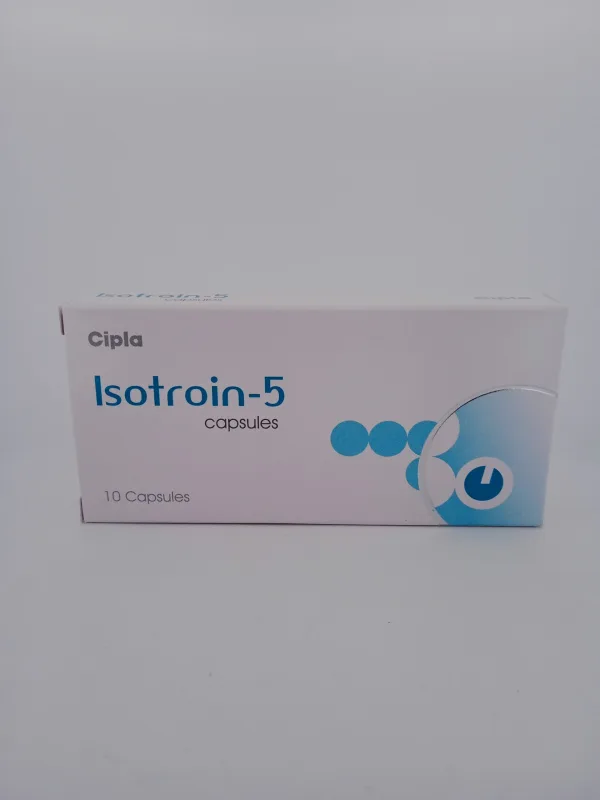 ISOTROIN 5 MG - 10 CAPSULES