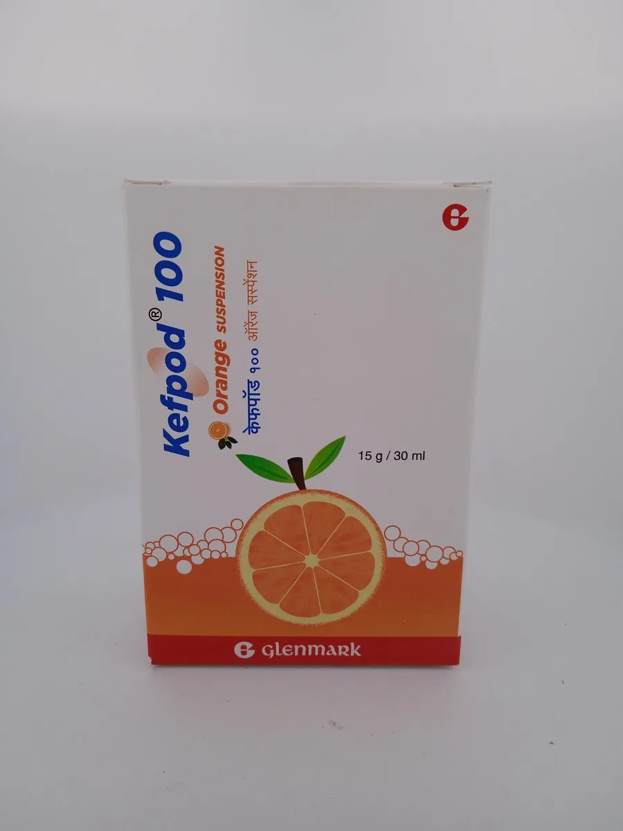KEFPOD (ORANGE SUSPENSION) 100 MG - 1 BOTTLE OF 15g/30ML