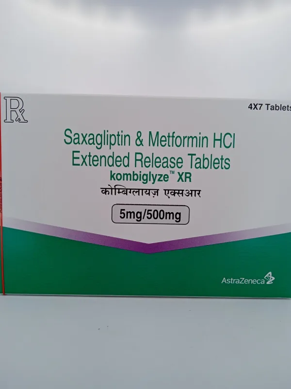 KOMBIGLYZE XR 5MG/500MG - 7 TABLETS