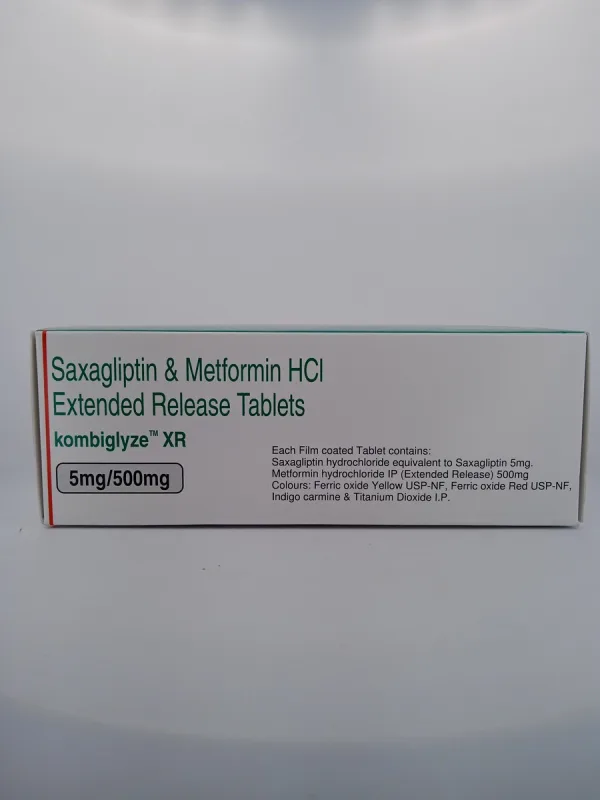 KOMBIGLYZE XR 5MG/500MG - 7 TABLETS - Image 2