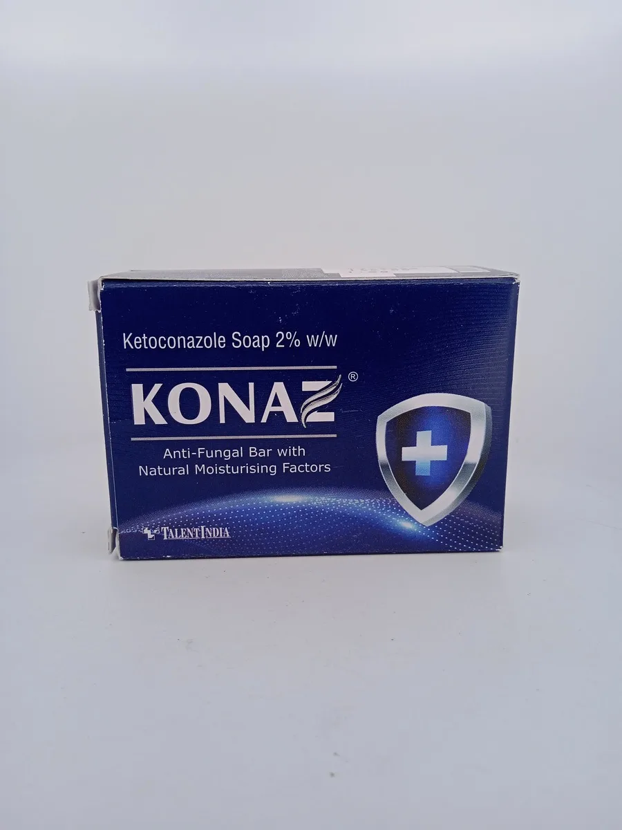 KONAZ ANTI-FUNGAL WITH NATURAL MOISTURISING FACTORS - 1 BAR OF 75g