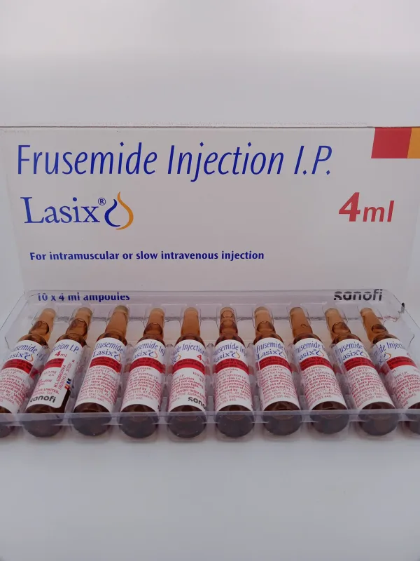 LASIX INJECTION - 10 AMPOULES OF 4ML - Image 2