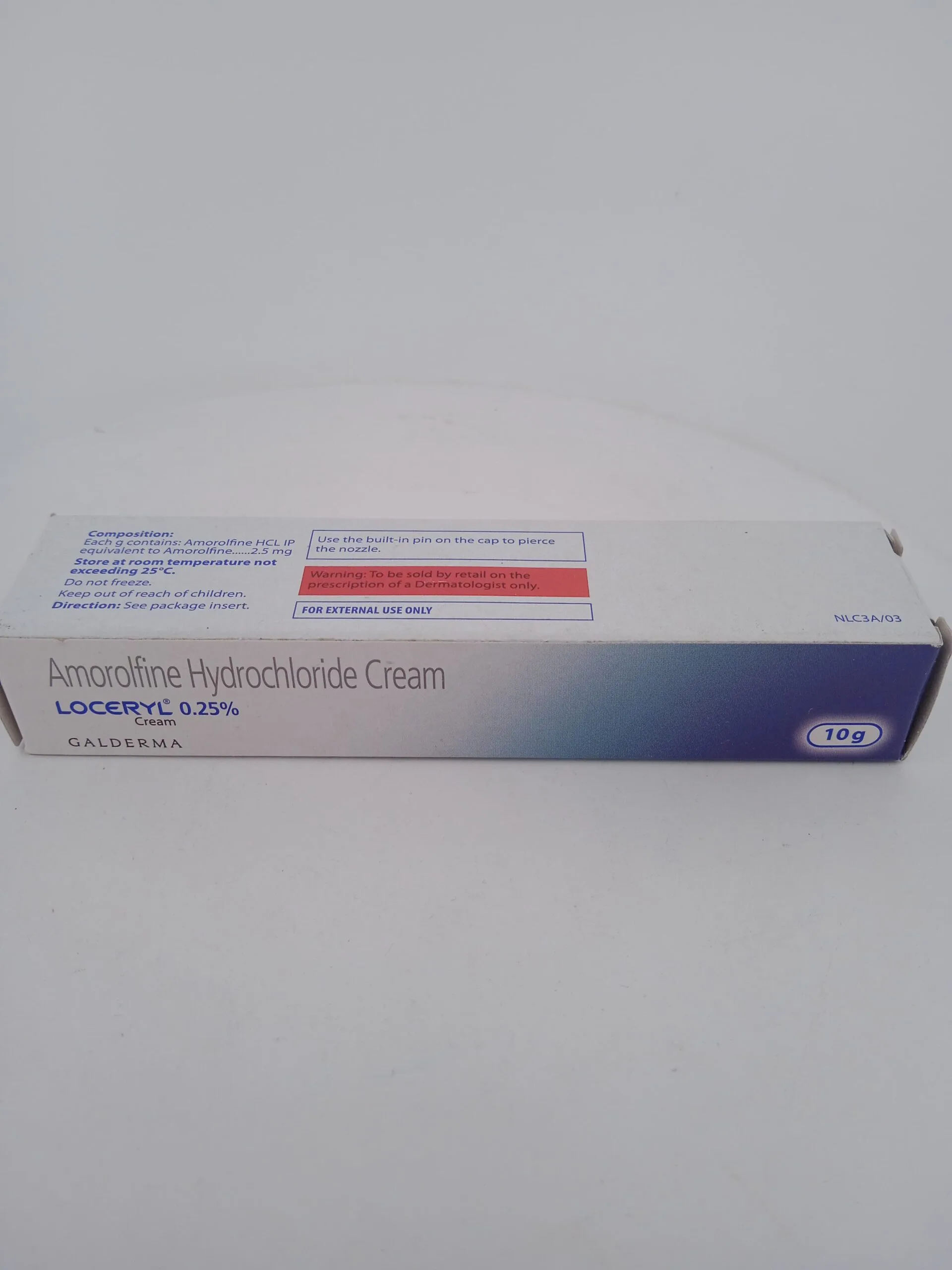 LOCERYL CREAM 0.25% - 1 TUBE OF 10gm - Image 3