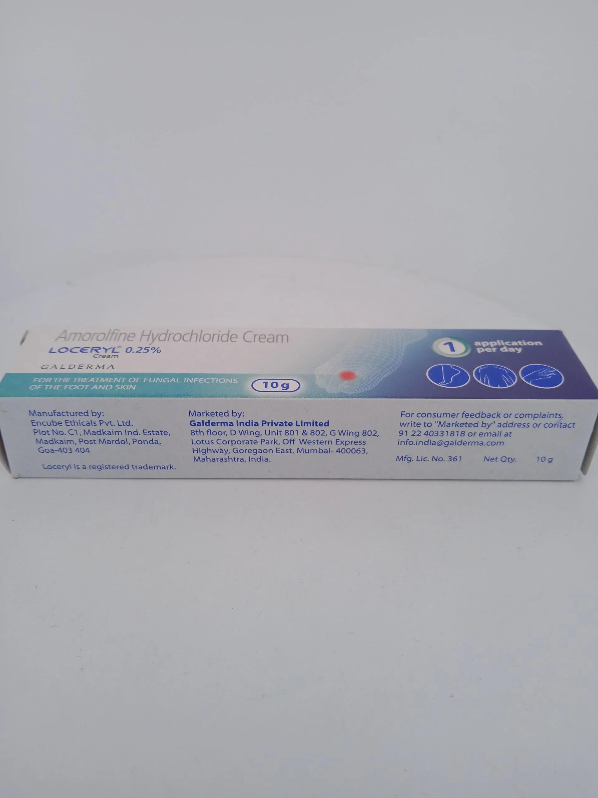 LOCERYL CREAM 0.25% - 1 TUBE OF 10gm - Image 4