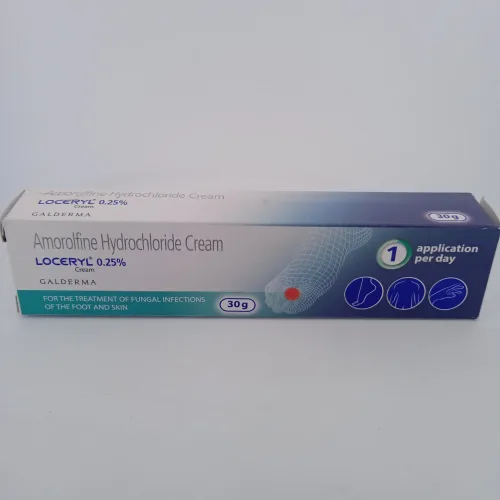 LOCERYL CREAM 0.25% - 1 TUBE OF 30gm