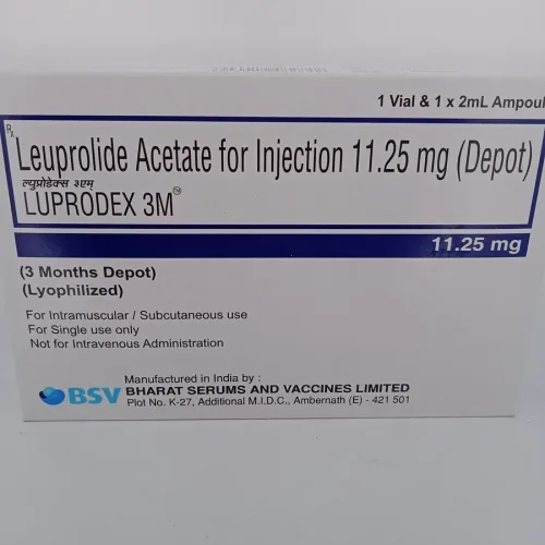 LUPRODEX 3M 11.25 MG - 1 VAIL AND 1 AMPOULE OF 2ML