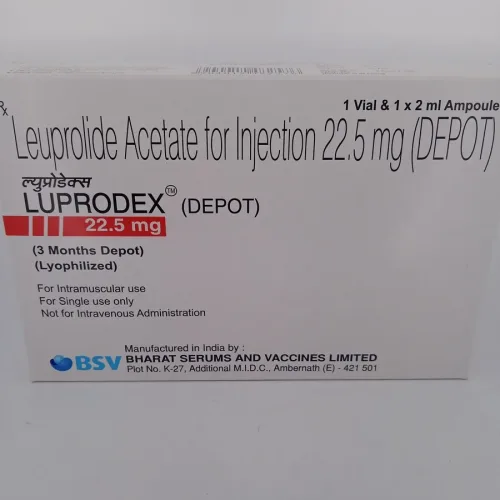 LUPRODEX DEPOT 22.5 MG - 1 VIAL AND 1 AMPOULE OF 2ML