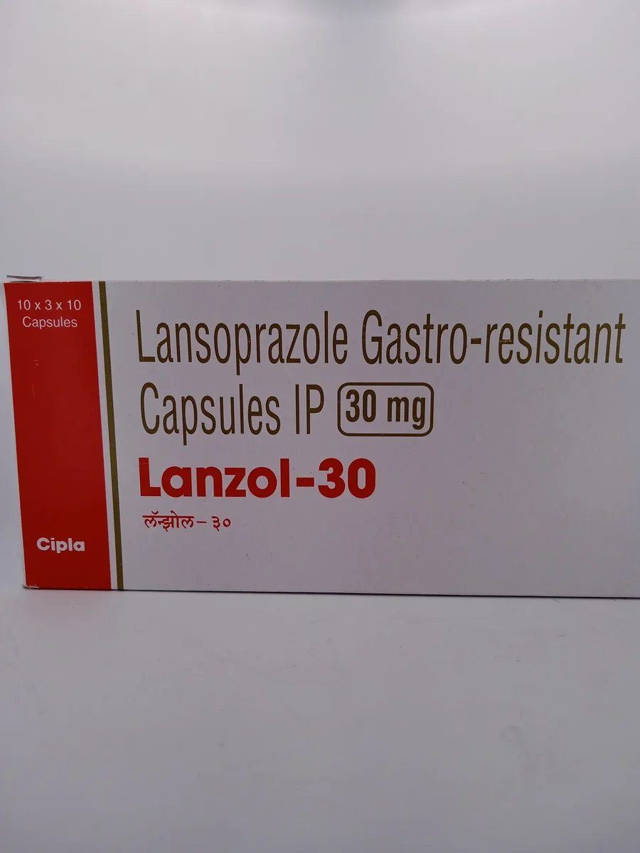 LANZOL 30 MG - 10 CAPSULE
