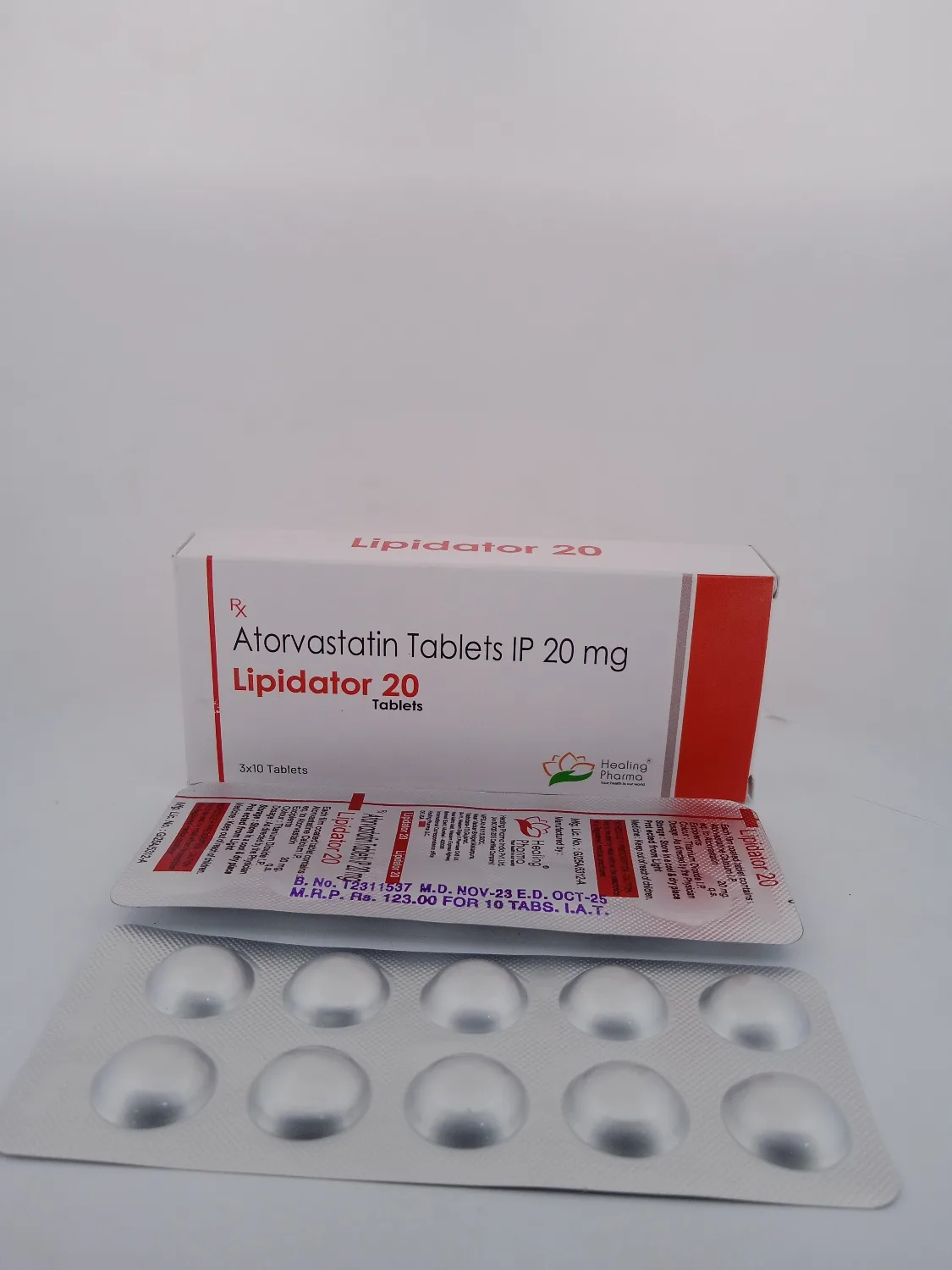 LIPIDATOR 20 MG - 10 TABLETS - Image 3