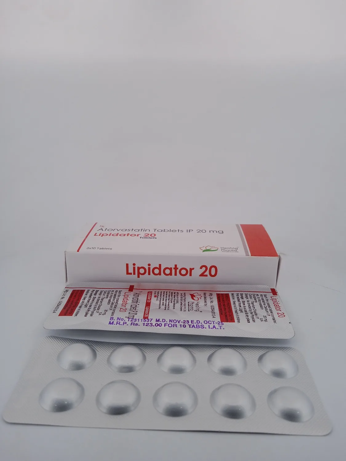LIPIDATOR 20 MG - 10 TABLETS - Image 4
