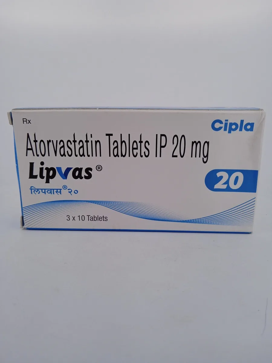 LIPVAS 20 MG - 10 TABLET