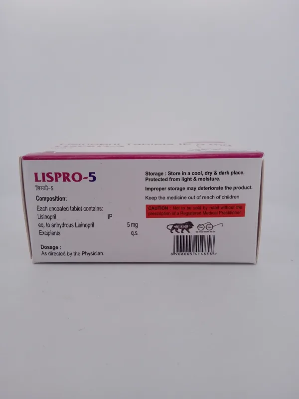 LISPRO 5 MG - 10 TABLETS - Image 4