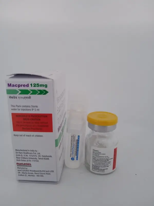 MACPRED 125 MG - 1 VIAL - Aipctshop MACPRED 125 MG Injection ...