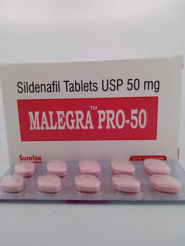 MALEGRA PRO 50 MG - 10 TABLETS - Image 2