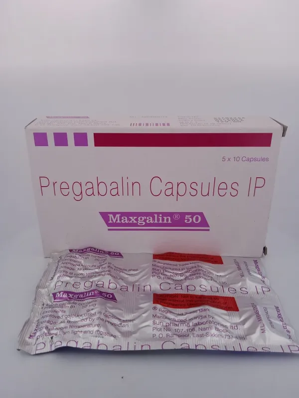 MAXGALIN 50 MG - 10 CAPSULES - Image 2