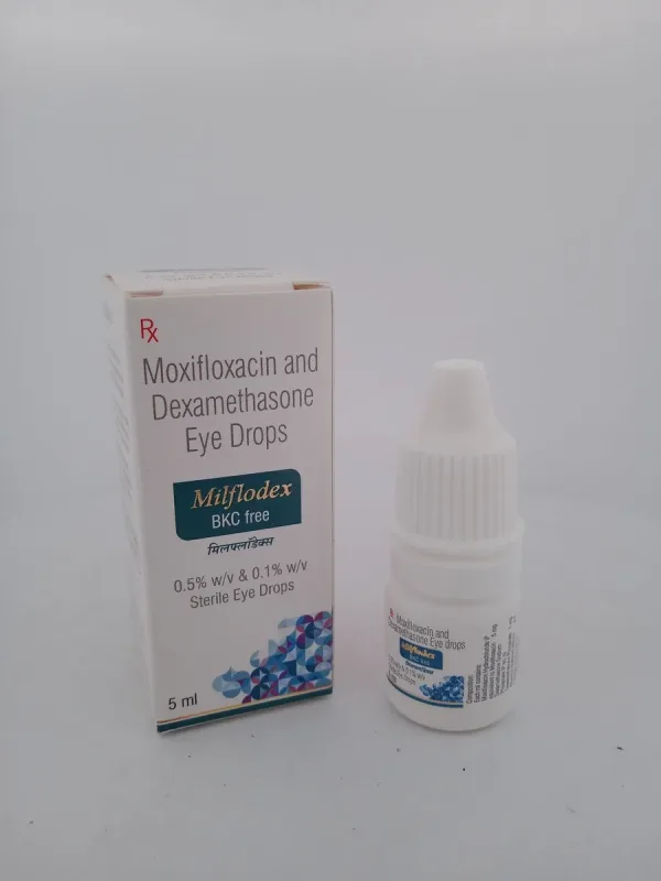 MILFLODEX BKC FREE - 1 BOTTLE OF 5ML - Image 2