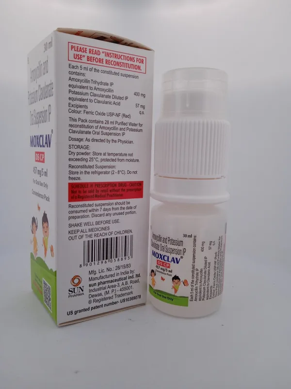 MOXCLAV DS CP 457MG/5ML - 1 BOTTLE OF 30ML - Image 3