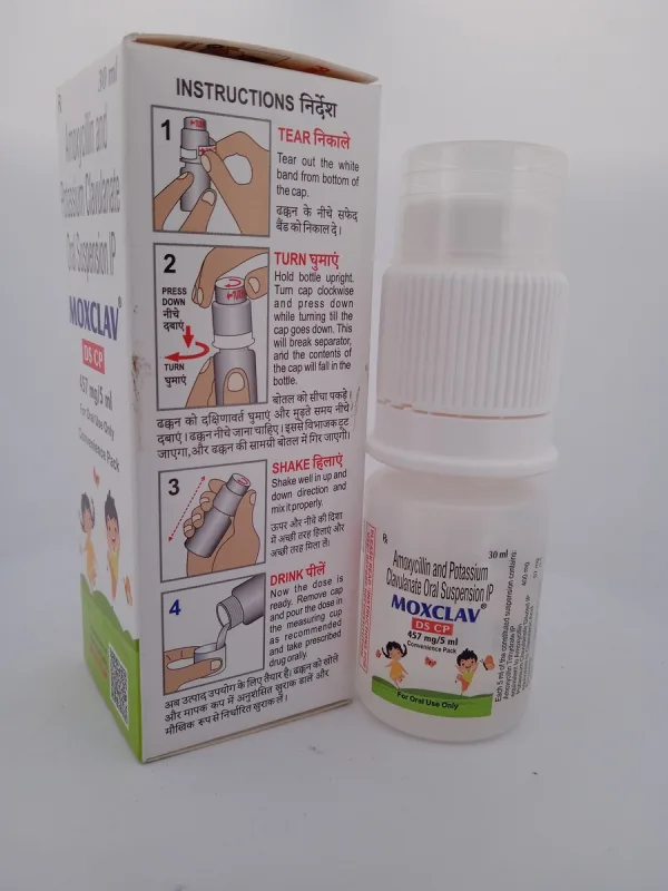 MOXCLAV DS CP 457MG/5ML - 1 BOTTLE OF 30ML - Image 4