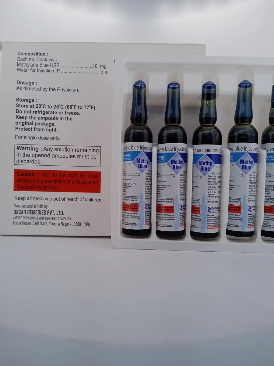 METHY BLUE 10 MG - 5 INJECTION - Image 3
