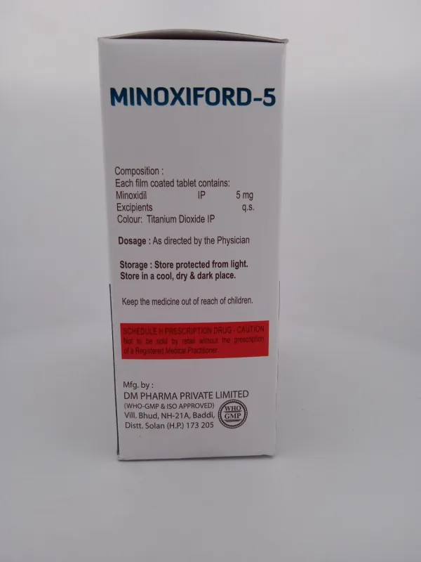 MINOXIFORD 5MG - 10 TABLETS - Image 4