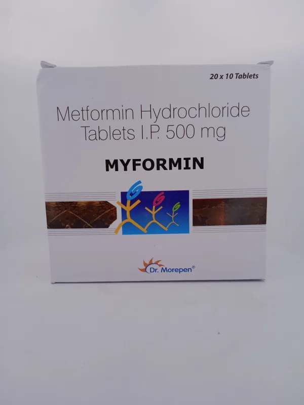 MYFORMIN 500 MG - 10 TABLETS