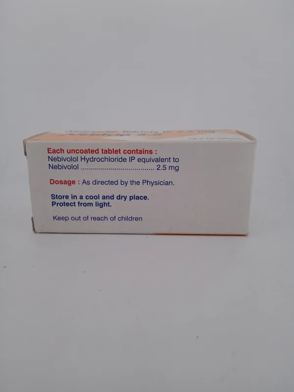NEBICIP 2.5MG - 10 TABLETS - Image 4