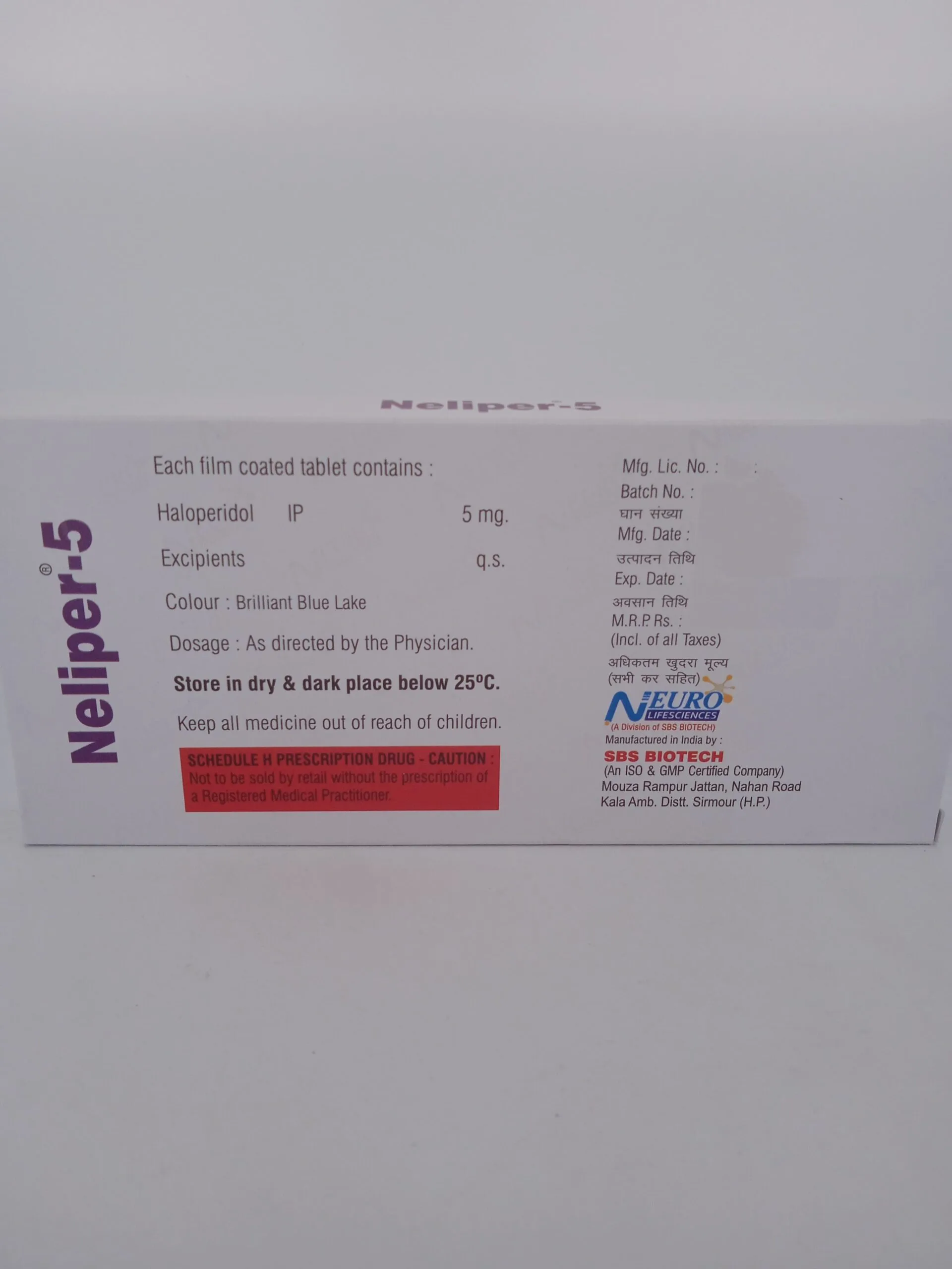 NELIPER 5 MG - 10 TABLETS - Image 4