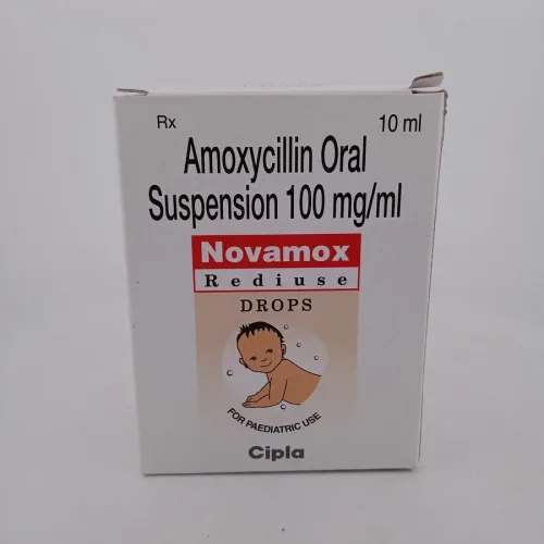 NOVAMOX REDIUSE DROPS 100MG/1ML - 1 BOTTLE OF 10ML