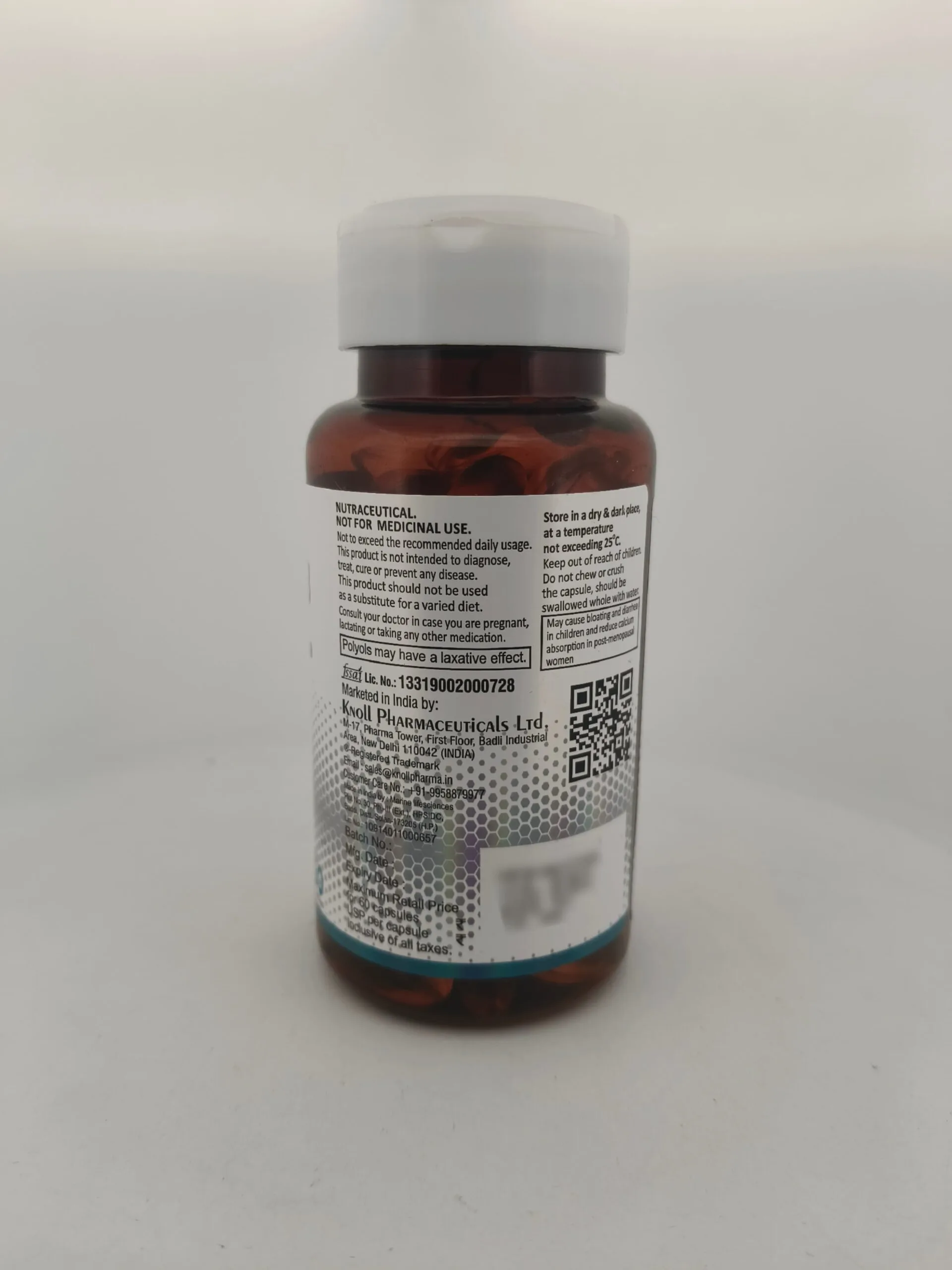 NUTRINOL OMEGA-3 FISH OIL - 1 BOTTLE OF 60 CAPSULES - Image 4