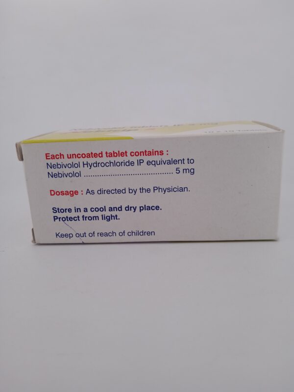 NEBICIP 5 MG - 10 TABLETS - Image 4