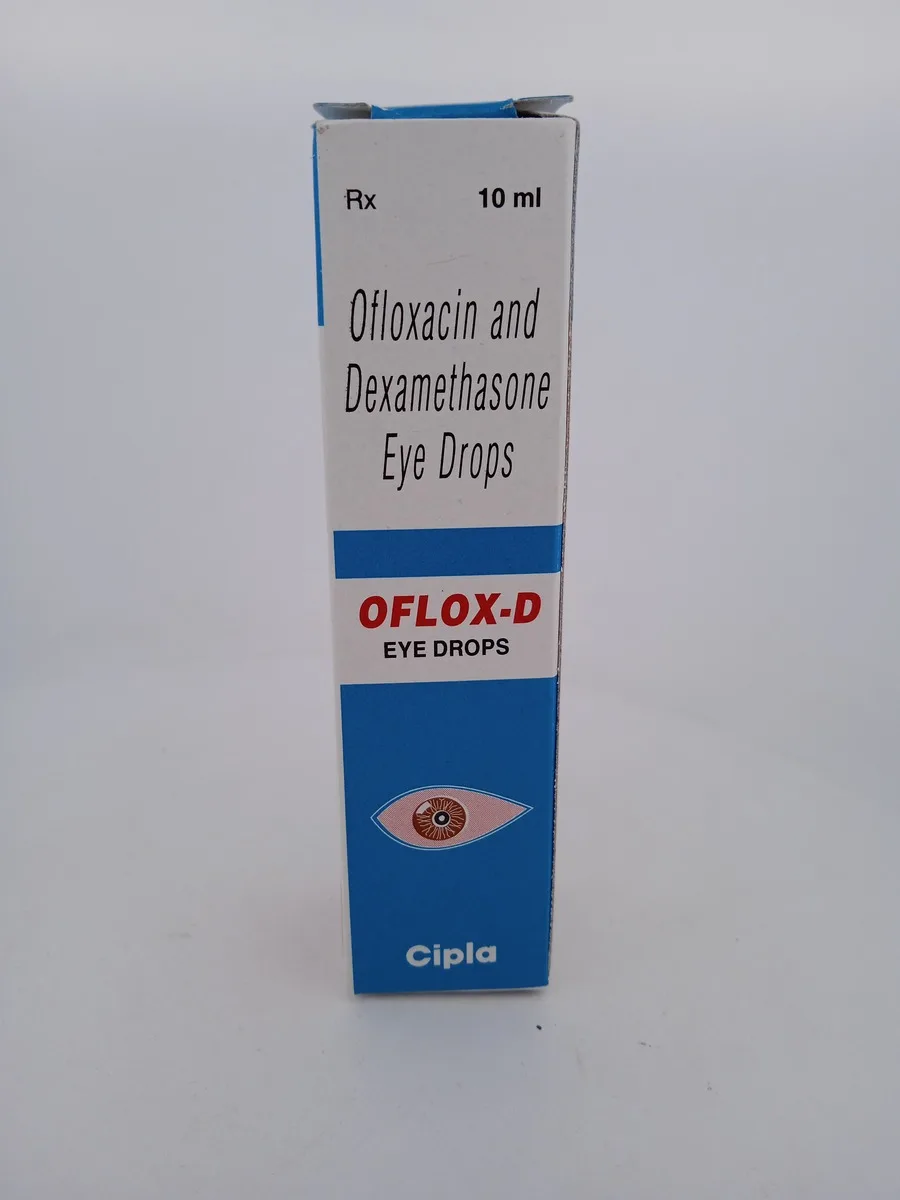 OFLOX-D EYE DROPS - 1 BOTTLE OF 10ML