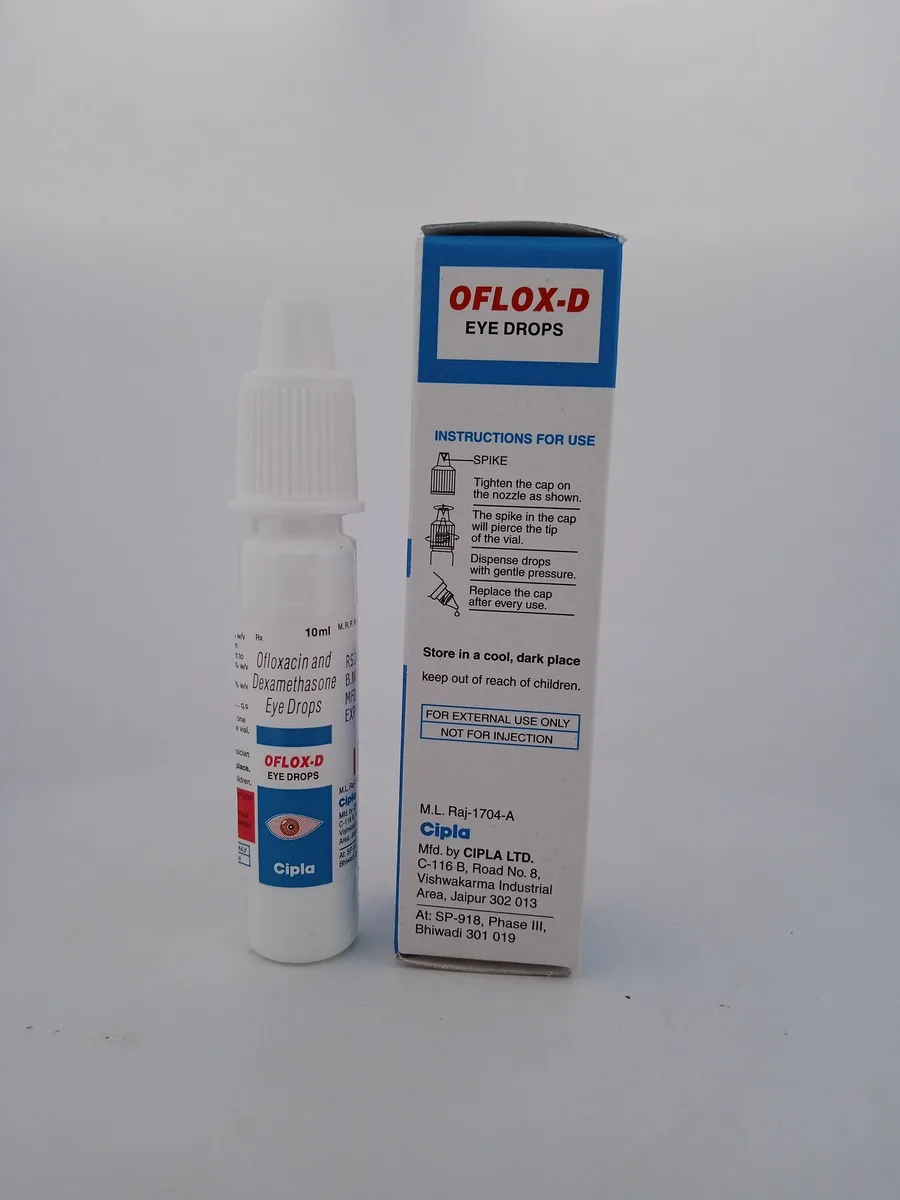 OFLOX-D EYE DROPS - 1 BOTTLE OF 10ML - Image 3