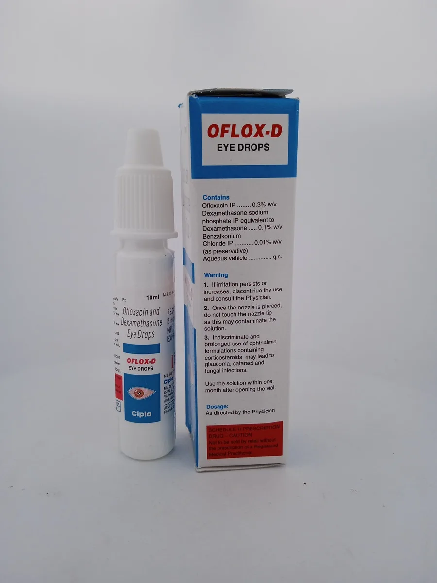 OFLOX-D EYE DROPS - 1 BOTTLE OF 10ML - Image 4
