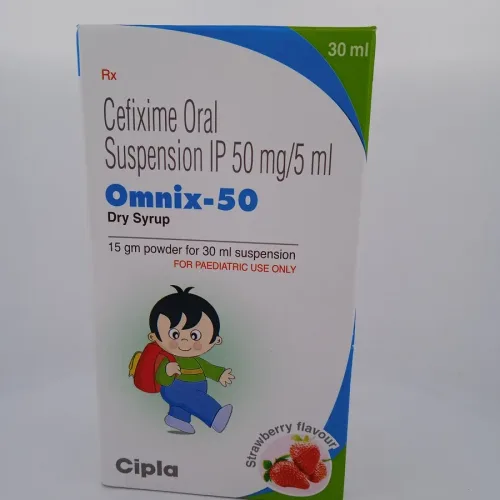 OMNIX-50 DRY SYRUP - 1 BOTTLE OF 30ML