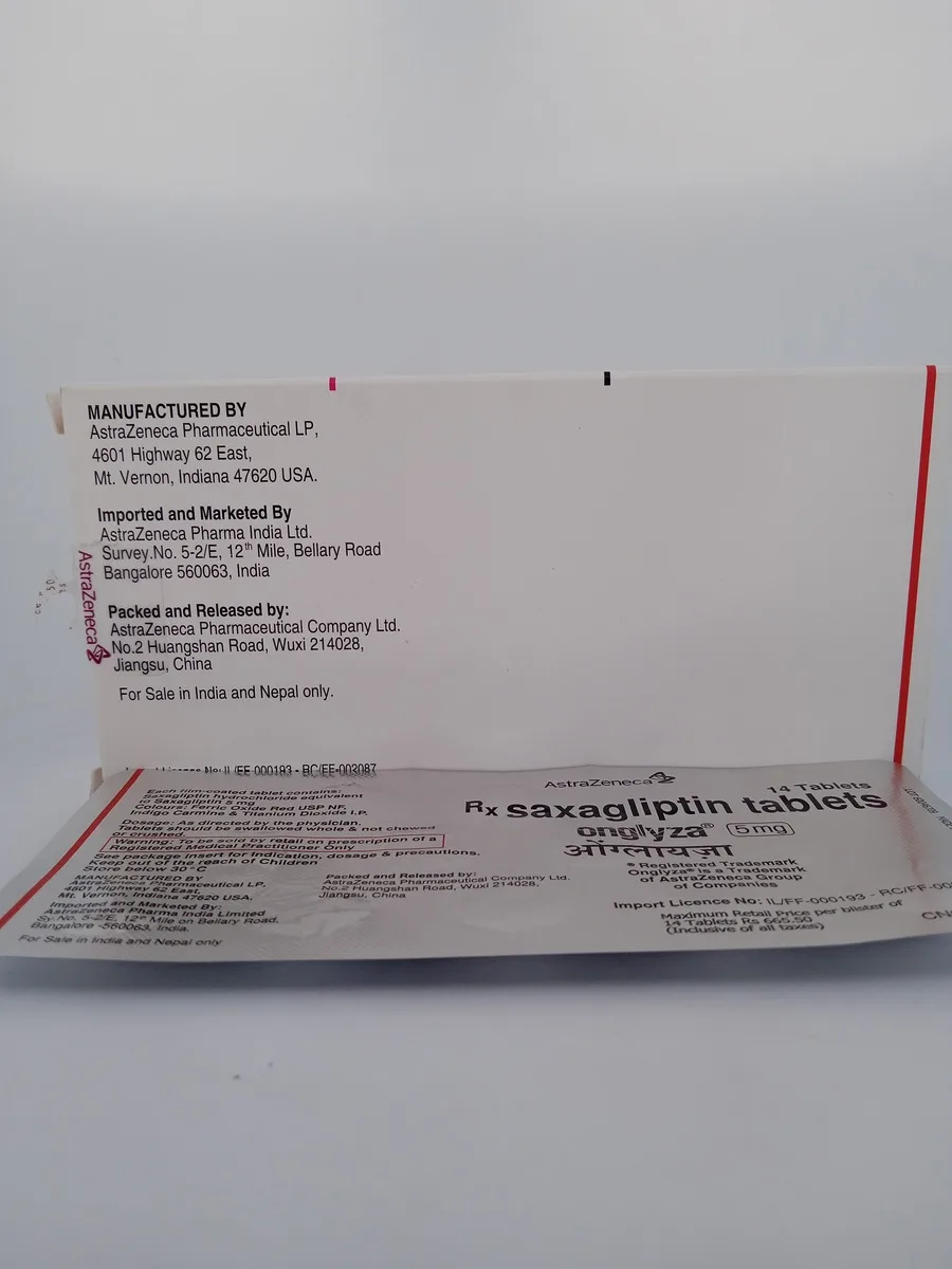 ONGLYZA 5 MG - 14 TABLETS - Image 4