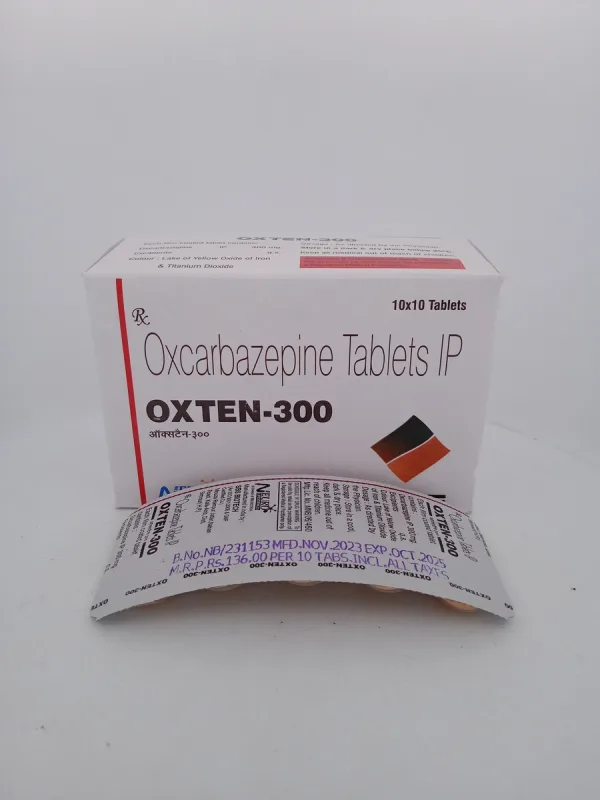 OXTEN 300 MG - 10 TABLETS - Image 3