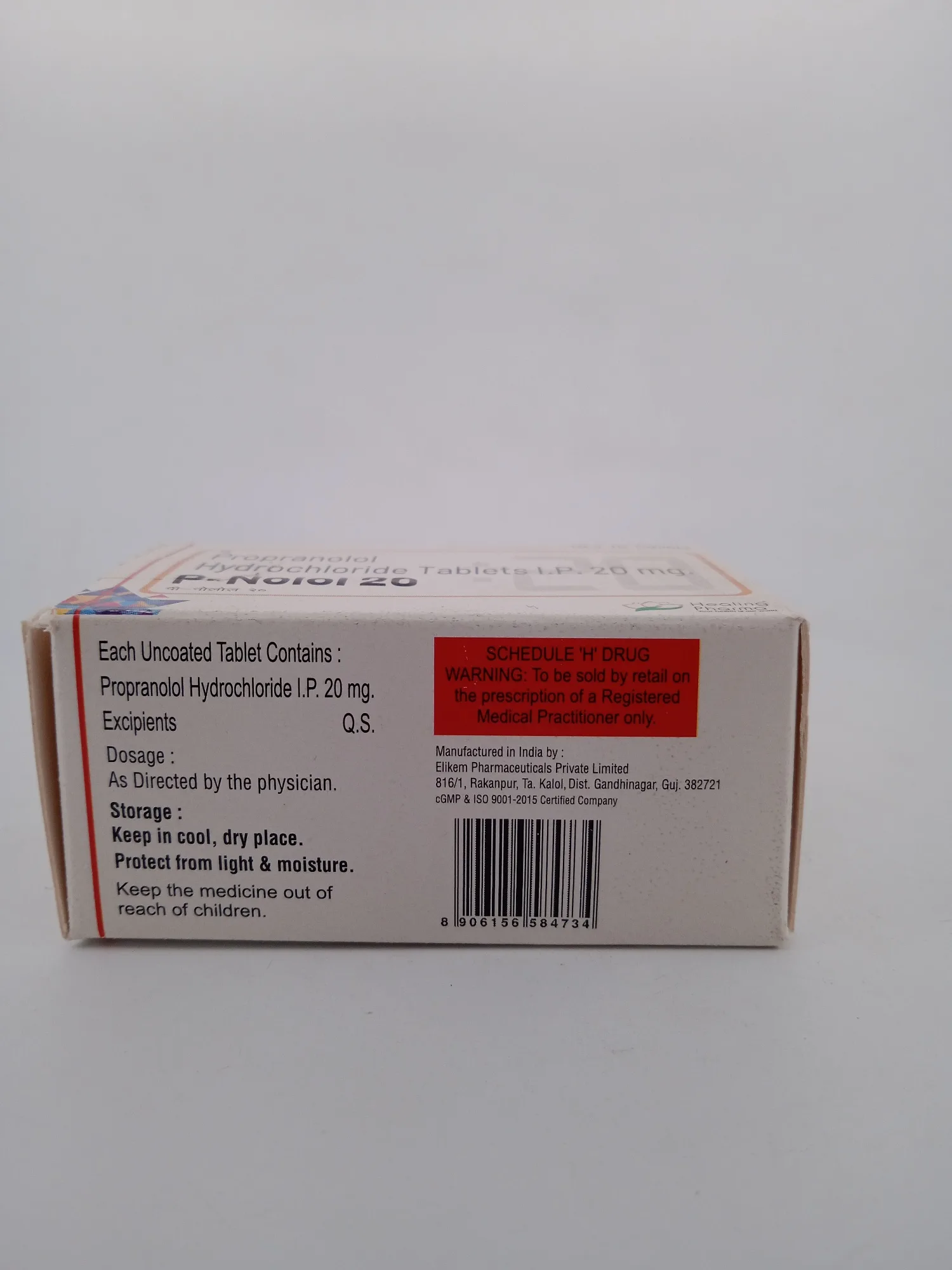 P-NOLOL 20 MG - 10 TABLETS - Image 4