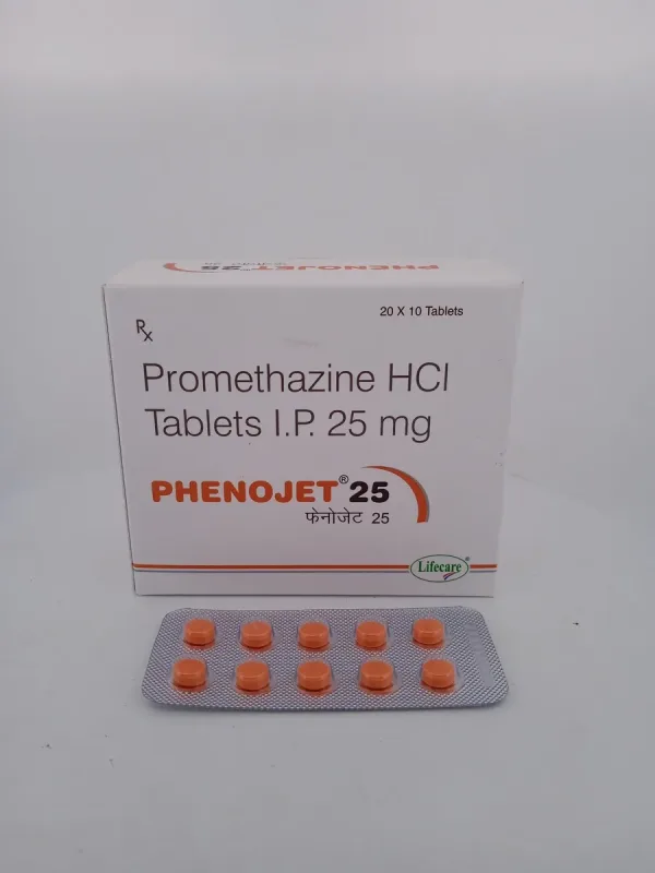 PHENOJET 25 MG - 10 TABLETS - Image 2