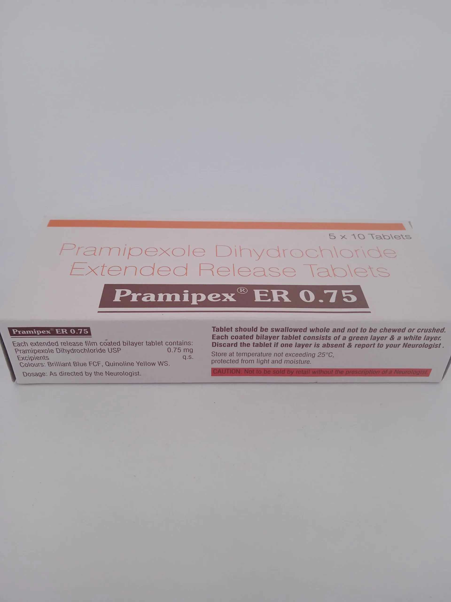 PRAMIPEX ER 0.75 MG – 10 TABLET - Image 4