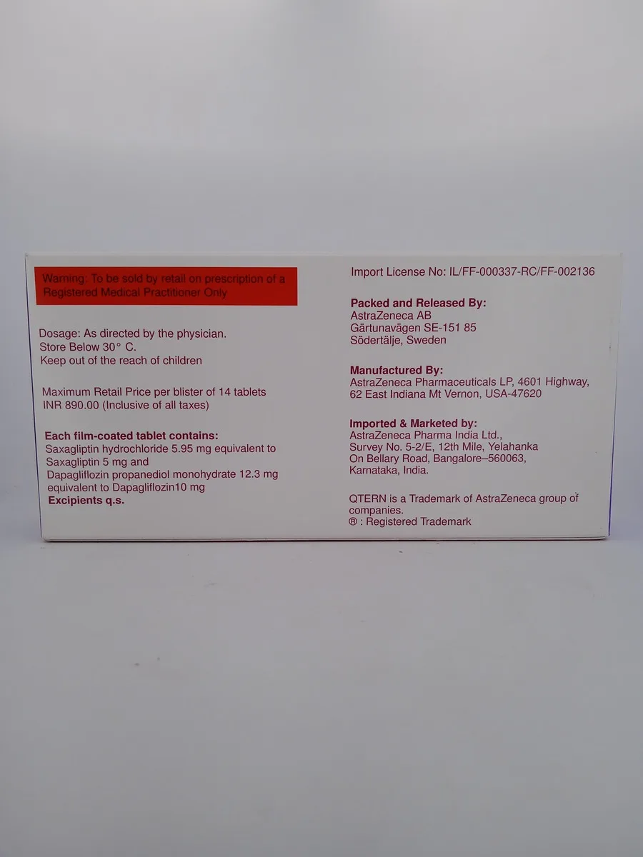 QTERN 5MG/10MG - 14 TABLETS - Image 2