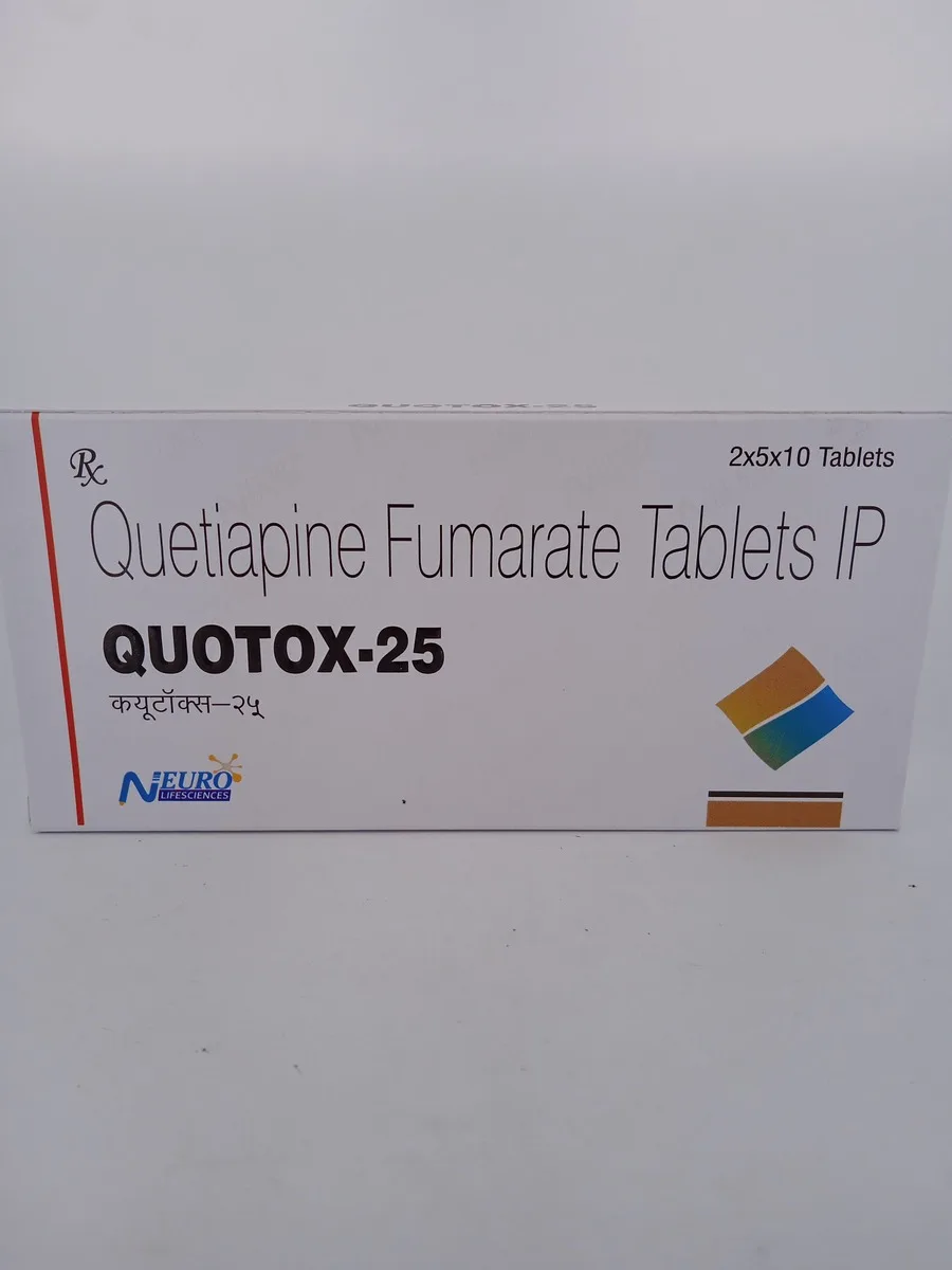 QUOTOX 25 MG - 10 TABLETS