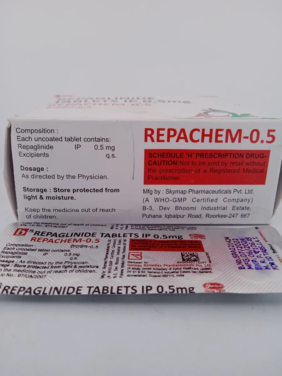 REPACHEM 0.5 MG - 10 TABLETS - Image 4