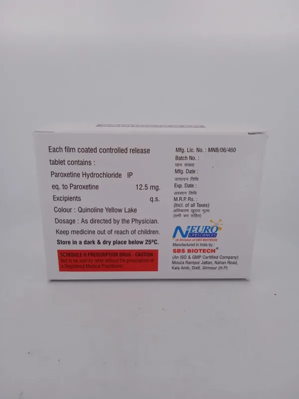 SADROX 12.5 CR - 10 TABLETS - Image 4